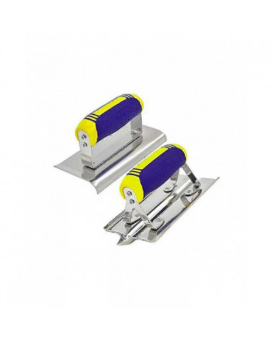 Déligneuse à main en béton en acier inoxydable et ensemble d’outils de groover Kit de finition en stuc ciment