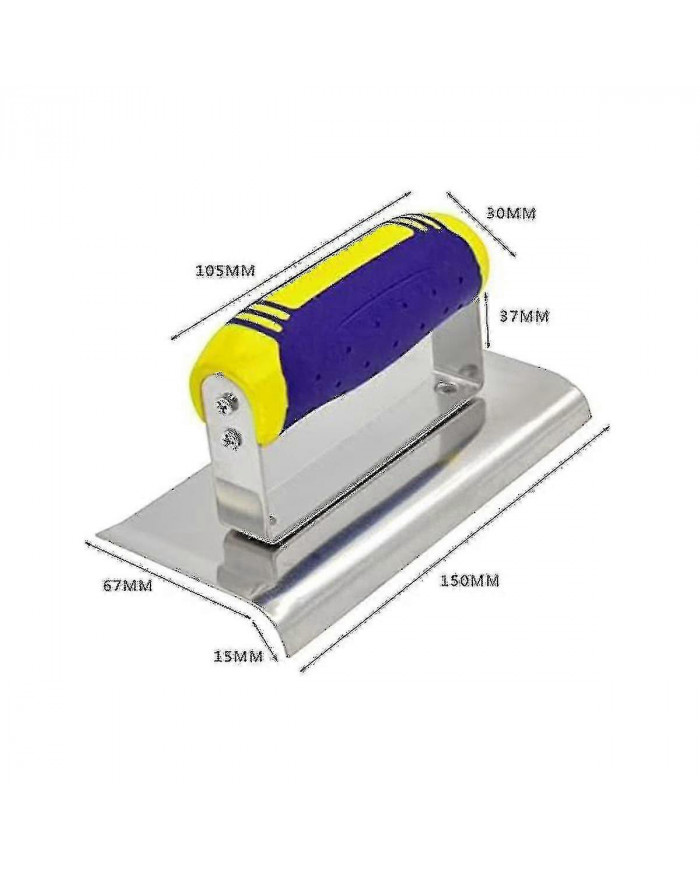 Déligneuse à main en béton en acier inoxydable et ensemble d’outils de groover Kit de finition en stuc ciment