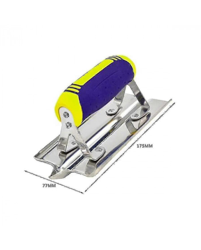 Déligneuse à main en béton en acier inoxydable et ensemble d’outils de groover Kit de finition en stuc ciment