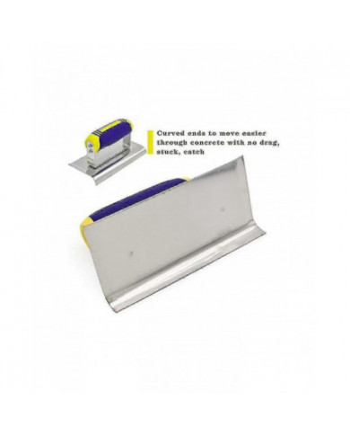 Déligneuse à main en béton en acier inoxydable et ensemble d’outils de groover Kit de finition en stuc ciment