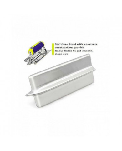 Déligneuse à main en béton en acier inoxydable et ensemble d’outils de groover Kit de finition en stuc ciment