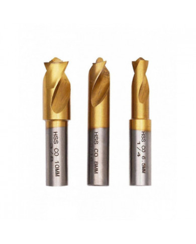 Hss-co Cobalt Foret Set pour métal trempé, acier inoxydable, fonte