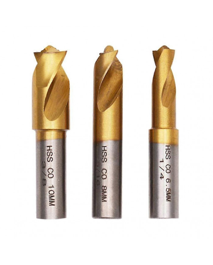 Hss-co Cobalt Foret Set pour métal trempé, acier inoxydable, fonte