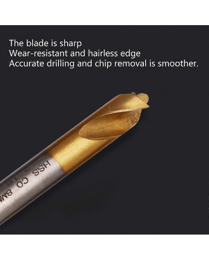 Hss-co Cobalt Foret Set pour métal trempé, acier inoxydable, fonte