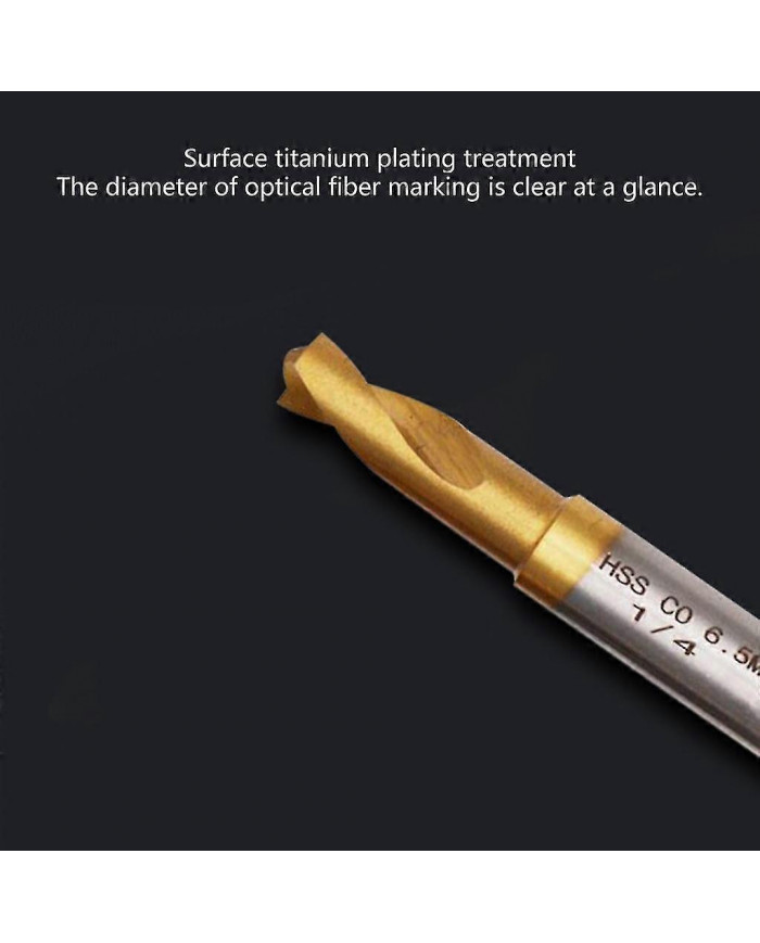 Hss-co Cobalt Foret Set pour métal trempé, acier inoxydable, fonte