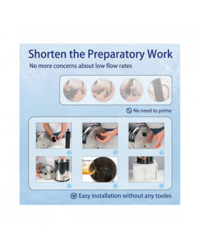 Remplacement du filtre à eau 4PCS pour les filtres à charbon actif noir BERKEY BB9-2 pour le système de filtre à [...]