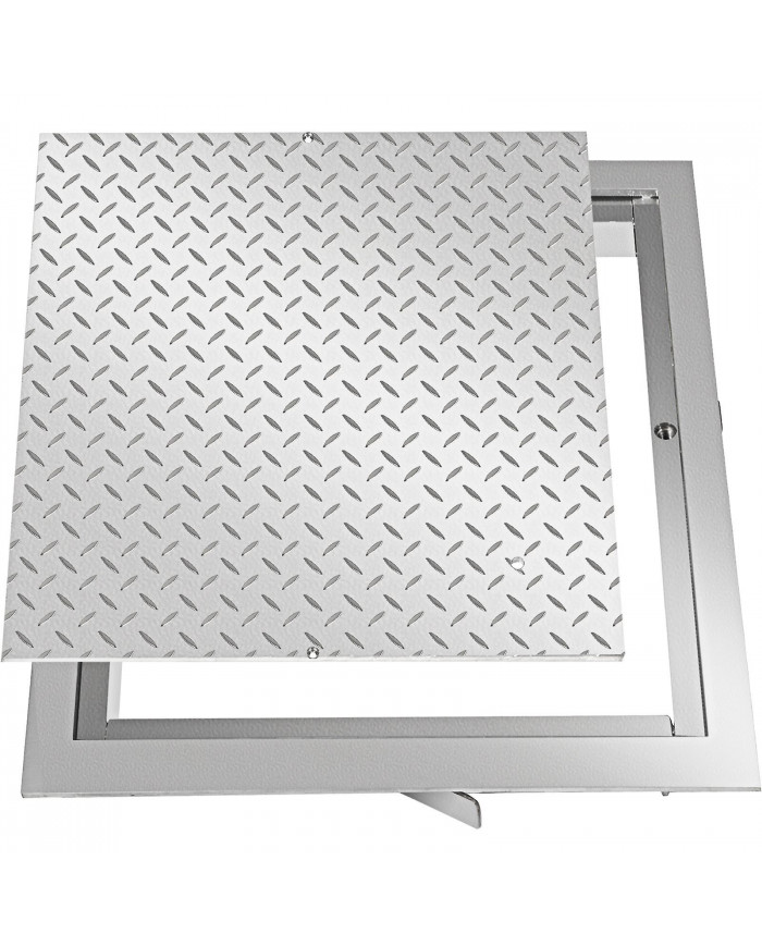 Couvercle de drain encastré recouvert de poudre de trou d’homme