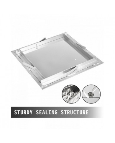 Couvercle de drain encastré recouvert de poudre de trou d’homme