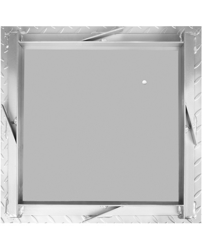 Couvercle de drain encastré recouvert de poudre de trou d’homme