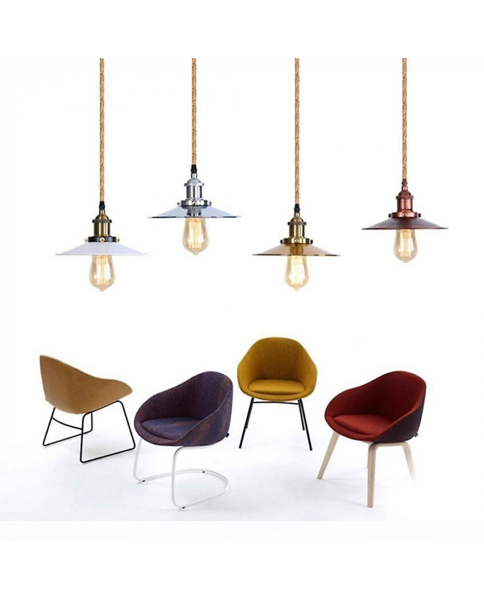 2 Core 3 Core Twisted Cable Corde de chanvre Fil électrique Retro Style Cuivre Vintage Lampe Cordon Tissé Textile [...]