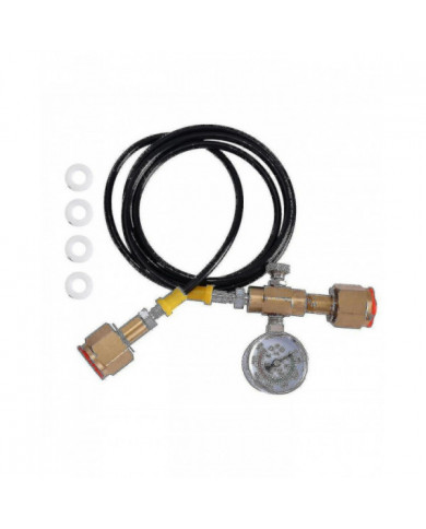 Adaptateur de charge de station de remplissage de CO2 d’argon pour petits réservoirs de soudage, w / 1,5 mètres [...]