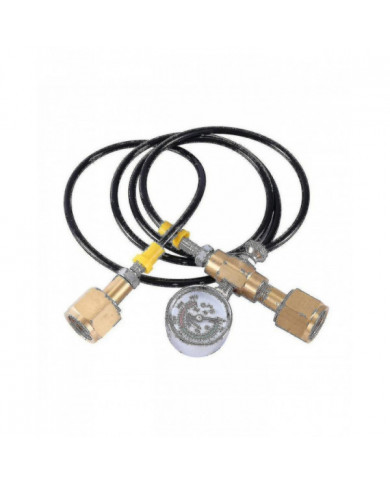 Adaptateur de charge de station de remplissage de CO2 d’argon pour petits réservoirs de soudage, w / 1,5 mètres [...]