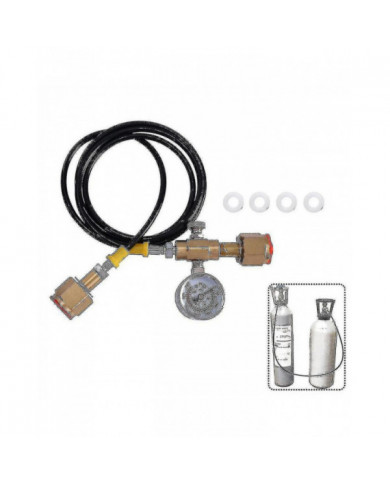 Adaptateur de charge de station de remplissage de CO2 d’argon pour petits réservoirs de soudage, w / 1,5 mètres [...]