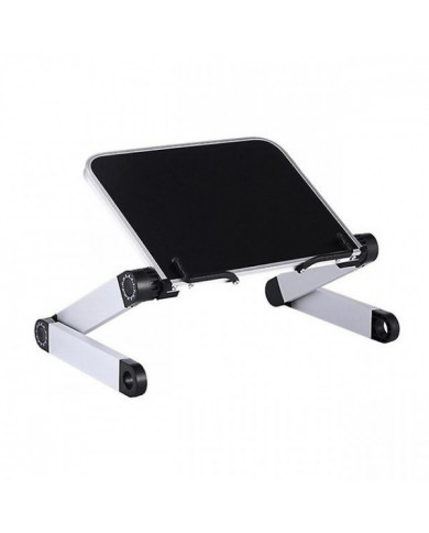 Support de livre ergonomique réglable, hauteur et angle réglables avec trombones