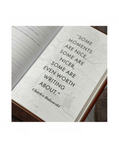 Papa, je veux entendre ton cahier d'histoires, relié enveloppé de cuir, lettrage en feuille d'or noir, cadeau de [...]