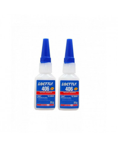 1-4pcs New Loctite 406 20 Gm adhésif instantané Super Glue pour plastique et caoutchouc Henkel