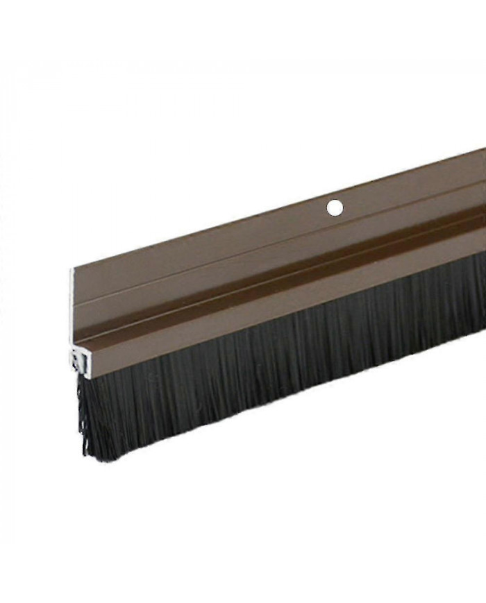 Joint de porte Porte Porte Bande d’étanchéité inférieure Bouchon de tirage avec plaque d’aluminium et poils en nylon