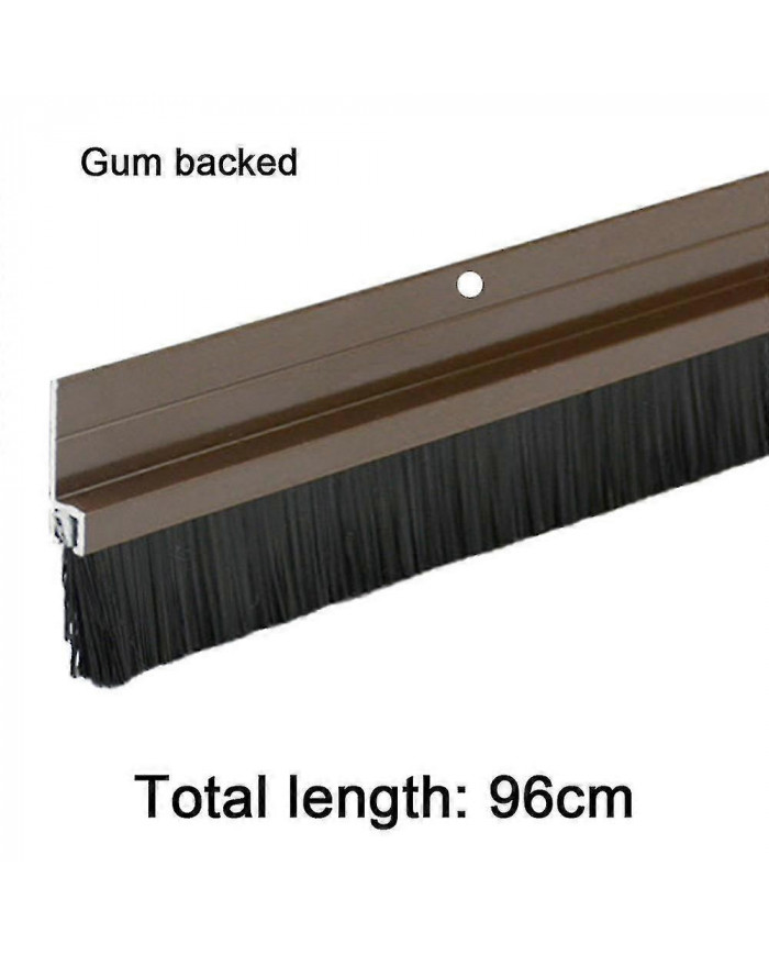 Joint de porte Porte Porte Bande d’étanchéité inférieure Bouchon de tirage avec plaque d’aluminium et poils en nylon