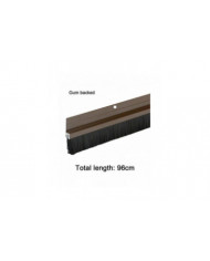 Joint de porte Porte Porte Bande d’étanchéité inférieure Bouchon de tirage avec plaque d’aluminium et poils en nylon