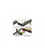 Joint de porte Porte Porte Bande d’étanchéité inférieure Bouchon de tirage avec plaque d’aluminium et poils en nylon