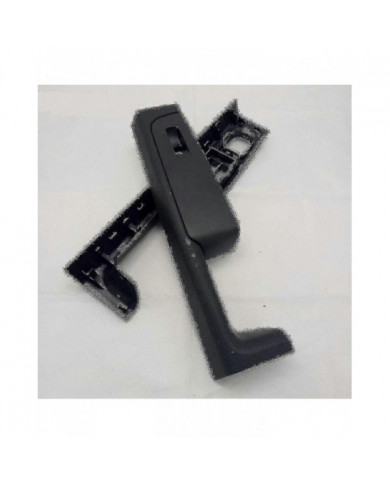 Compatible Skoda Superbe poignée de porte cadre d’accoudoir de porte gauche et droit, noir