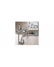 Moderne Monobloc Baignoire Douche Mitigeur Robinet Salle de Bain Baignoire Remplissage Laiton Robinet Combiné