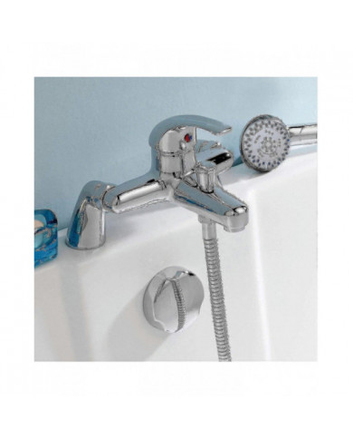 Moderne Monobloc Baignoire Douche Mitigeur Robinet Salle de Bain Baignoire Remplissage Laiton Robinet Combiné