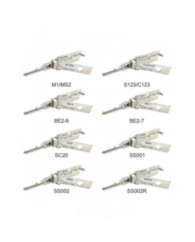 Outil Lishi 2en1 pour Sc1 Sc4 Kw1 Kw5 Am5 M1 / ms2 Ss001 Nsn14 Cy24v.2 Fo38 Gm37 Gm39