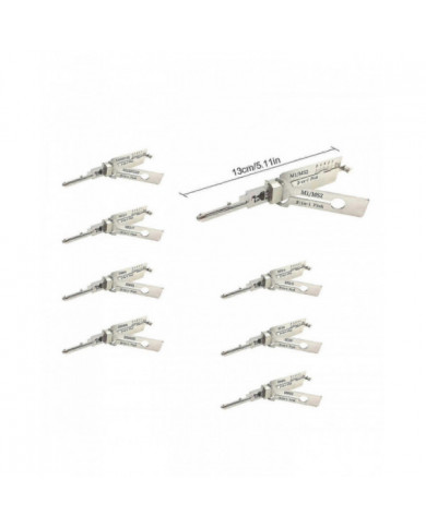 Outil Lishi 2en1 pour Sc1 Sc4 Kw1 Kw5 Am5 M1 / ms2 Ss001 Nsn14 Cy24v.2 Fo38 Gm37 Gm39