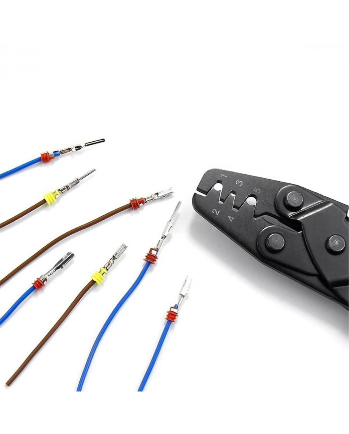 340Pcs 1 / 1.5 / 1.8 / 2.2 / 2.8 / 3.5mm Broches de borne Broche de faisceau de câbles Kit de connecteur [...]