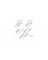 340Pcs 1 / 1.5 / 1.8 / 2.2 / 2.8 / 3.5mm Broches de borne Broche de faisceau de câbles Kit de connecteur [...]