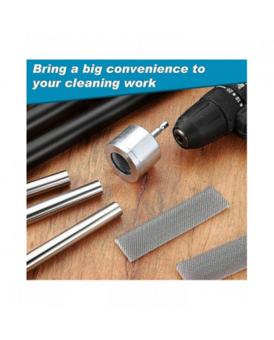 Paquet de 2 nettoyeurs de tuyaux en cuivre métallique avec 2 brosses remplaçables Brosse de nettoyage de tube pour [...]