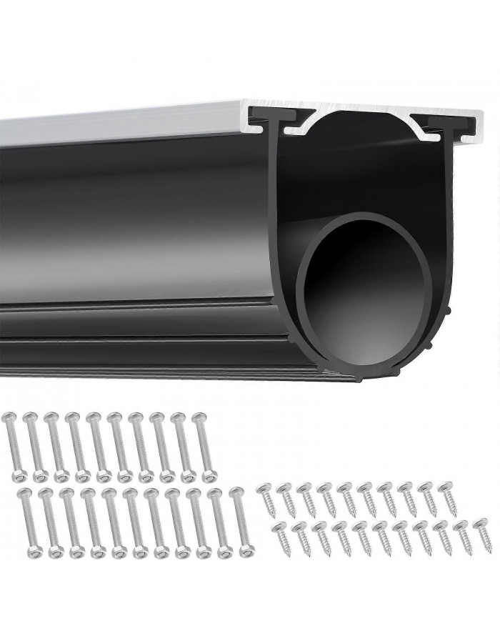 joints de porte de garage en caoutchouc, en forme de U + joint torique combinaison de coupe-froid de porte de garage