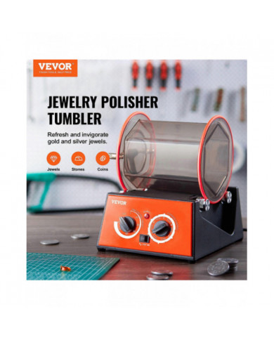 3kg Gobelet Rotatif Surface Polisseuse Bijoux Polonais Finition Machine Bijou DIY