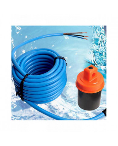 Interrupteur à flotteur robuste pour les eaux usées, les solides en suspension et les liquides visqueux (longueur [...]