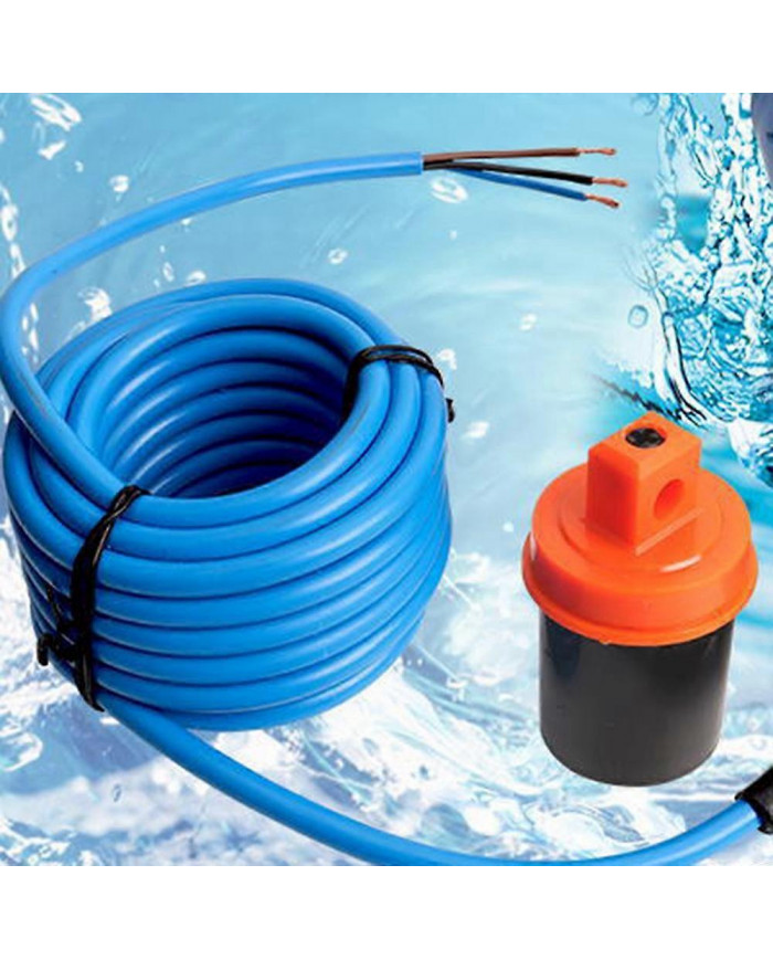 Interrupteur à flotteur robuste pour les eaux usées, les solides en suspension et les liquides visqueux (longueur [...]