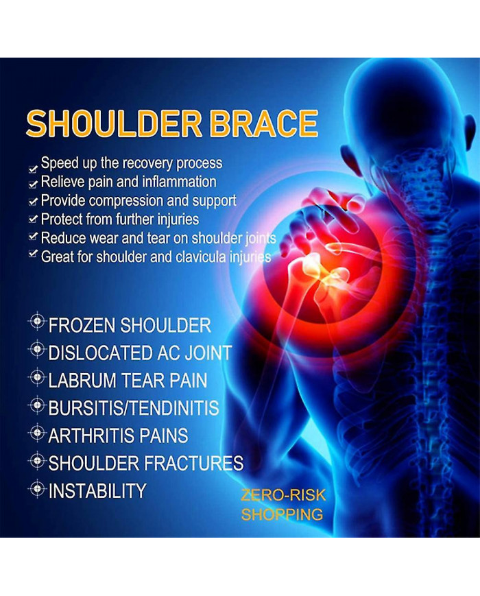 Attelle Luxation Arthrite Douleur Ceinture de soutien d’épaule, Attelle d’épaule