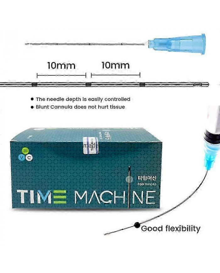 Canule jetable d’usine 22g 50mm 70mm Blunt Fine Micro Corps Piercing Aiguilles Canule Seringue Outil