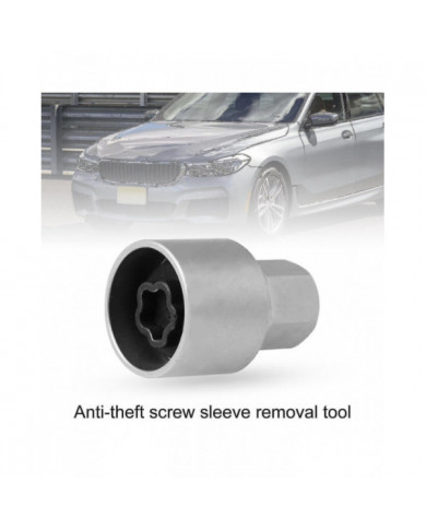 Acier au carbone Verrouillage Roue Boulon Remover Roue Verrou Boulon Outil de retrait pour Bmw 1 2 3 6 7 Série