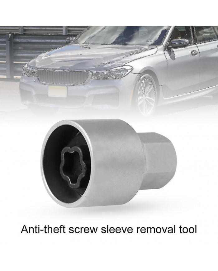 Acier au carbone Verrouillage Roue Boulon Remover Roue Verrou Boulon Outil de retrait pour Bmw 1 2 3 6 7 Série