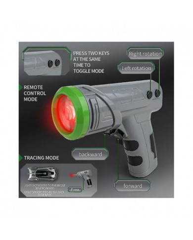 Nouveau laser zéro gravité chaud, coureur mural guidé par laser, voiture de course d’escalade murale