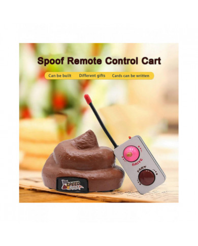 Décompression Jouet Télécommande Caca Voiture Drôle Parodie Nouveauté Nausée Astuce Jouet