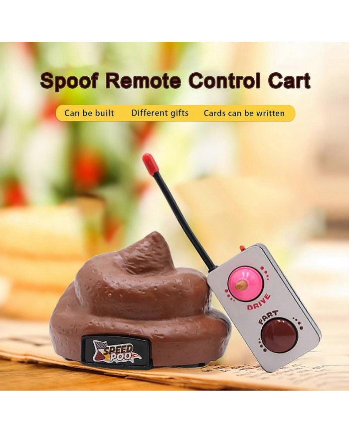 Décompression Jouet Télécommande Caca Voiture Drôle Parodie Nouveauté Nausée Astuce Jouet