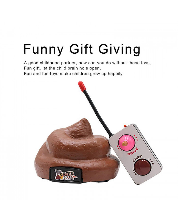 Décompression Jouet Télécommande Caca Voiture Drôle Parodie Nouveauté Nausée Astuce Jouet