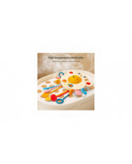 Jouet de préhension infantile Crabe de bande dessinée Textures multiples Silicone Pull Cordon Jouet De Dentition [...]