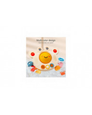 Jouet de préhension infantile Crabe de bande dessinée Textures multiples Silicone Pull Cordon Jouet De Dentition [...]