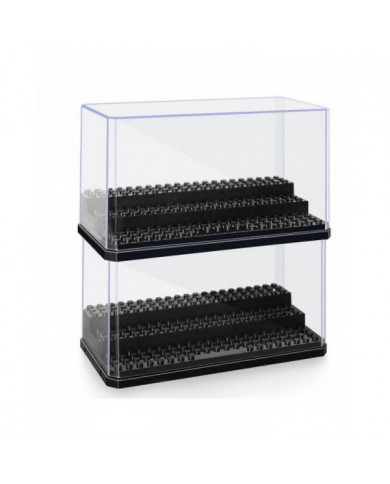 Boîte d’affichage de mini-figurines, boîte d’affichage de blocs de construction empilables étanches à la poussière [...]