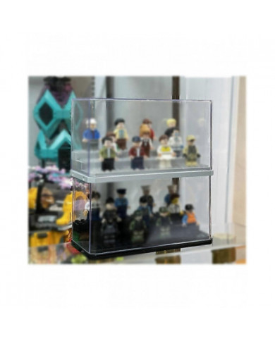 Boîte d’affichage de mini-figurines, boîte d’affichage de blocs de construction empilables étanches à la poussière [...]