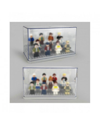 Boîte d’affichage de mini-figurines, boîte d’affichage de blocs de construction empilables étanches à la poussière [...]