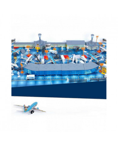 200pcs Ensemble de jouets de modèle de table de sable d'aéroport pour le jeu de simulation et le développement du [...]